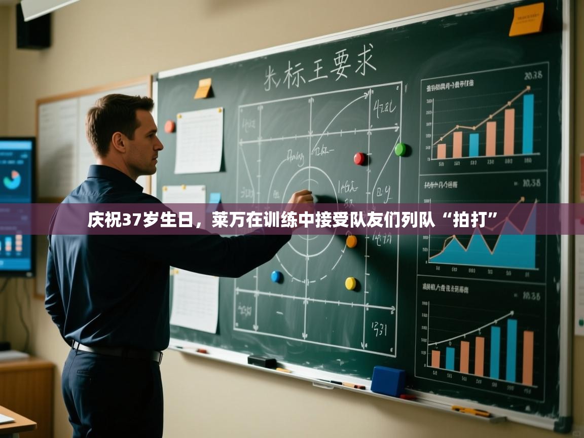 爱游戏下载-庆祝37岁生日，莱万在训练中接受队友们列队“拍打”  第1张